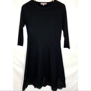 NANETTE LEPORE LONG SLEEVE BLACK DRESS SIZE SMALL